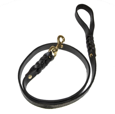 Viper Leather Working Lead 6ft Leashes, Leather Dog Leads Dogline