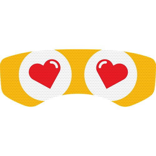 Lens Wrap - Rex Specs V2 Heart Eyes Rex Specs