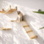The Lift- Cat Hammock Bed Natural Bamboo Natural Canvas Cat Hammock Catastrophic Creations