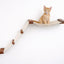 The Lift- Cat Hammock Bed English Chestnut Bamboo Natural Canvas Cat Hammock Catastrophic Creations