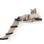 The Lift- Cat Hammock Bed Onyx Bamboo Natural Canvas Cat Hammock Catastrophic Creations