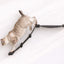 The Lift- Cat Hammock Bed Onyx Bamboo Charcoal Gray Canvas Cat Hammock Catastrophic Creations