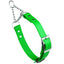Biothane Adjustable Martingale Collar with Metal Buckle Tropical Green Dog Collars Dogline