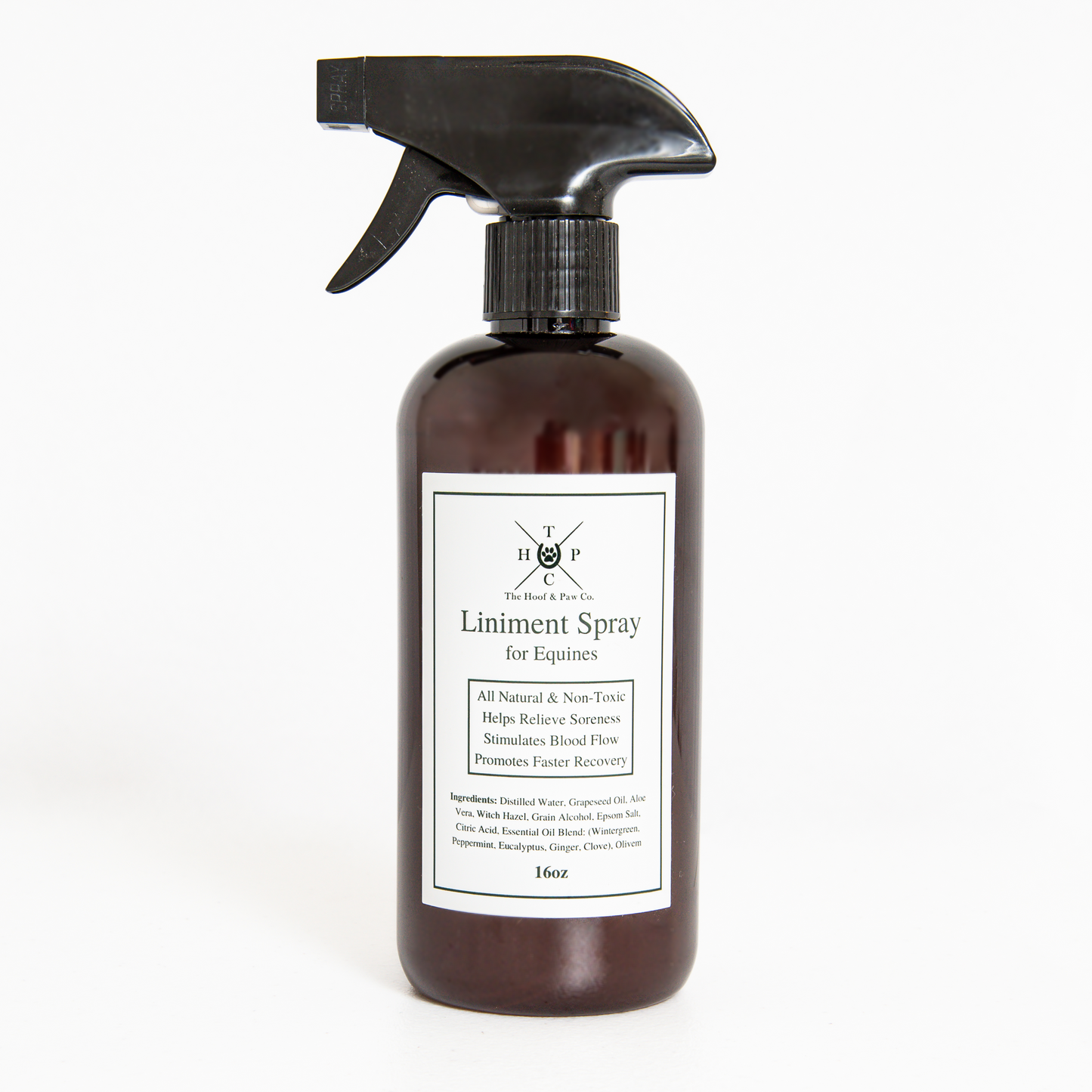 Liniment Spray for Horses The Hoof & Paw Co.