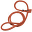 Comfort Microfiber Round Slip Lead Orange 5' Dog Leashes Dogline
