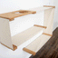 Cat Maze Wall - 3 Tier Cat Tree Natural Bamboo Natural Canvas None Cat Condo Catastrophic Creations