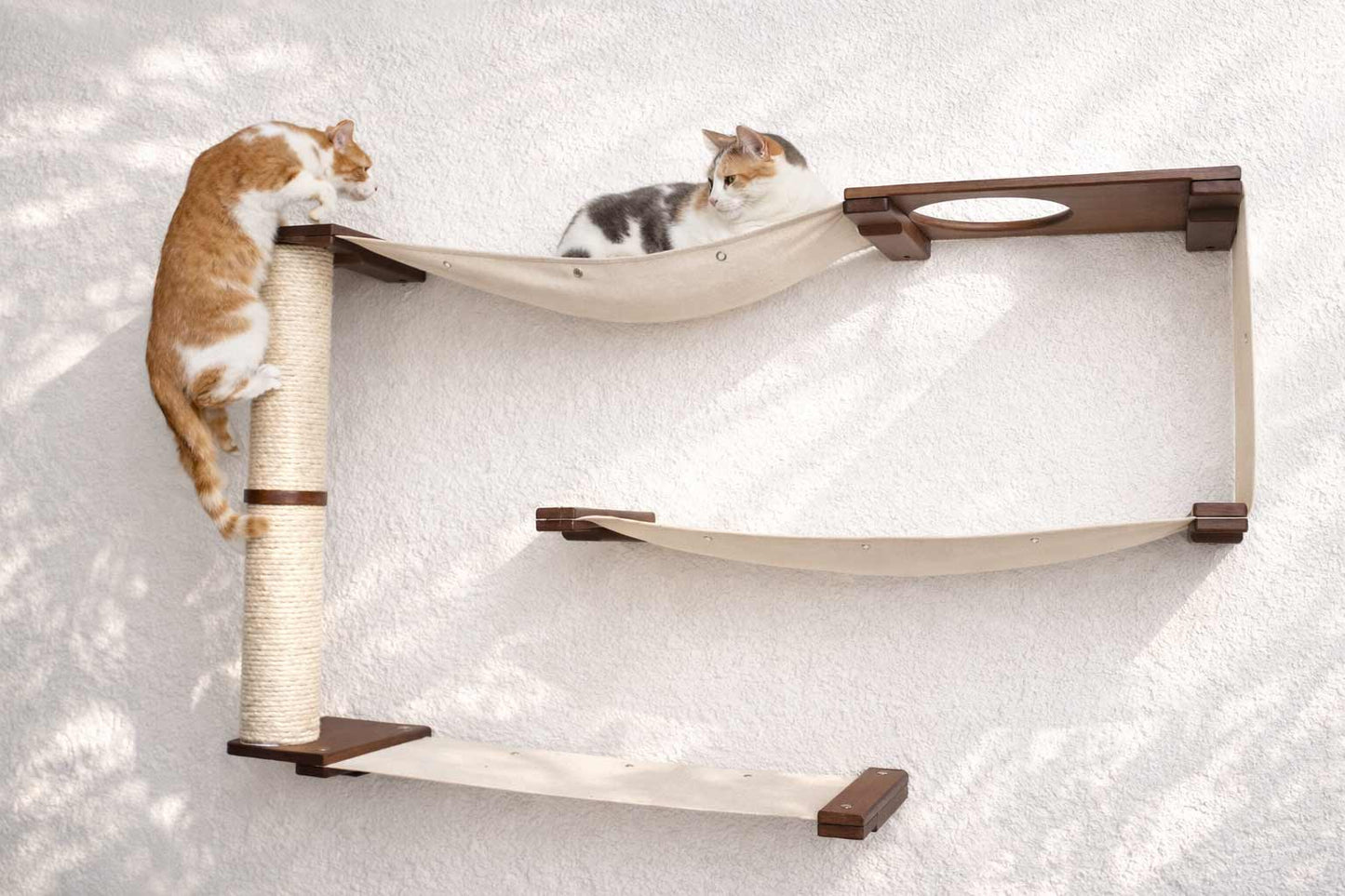 Cat Maze Wall - 3 Tier Cat Tree Cat Condo Catastrophic Creations