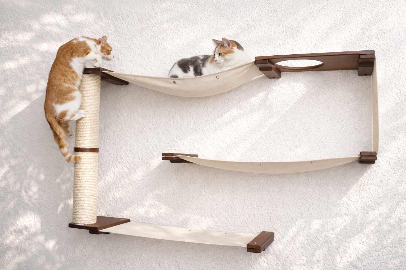 Cat Maze Wall - 3 Tier Cat Tree Cat Condo Catastrophic Creations