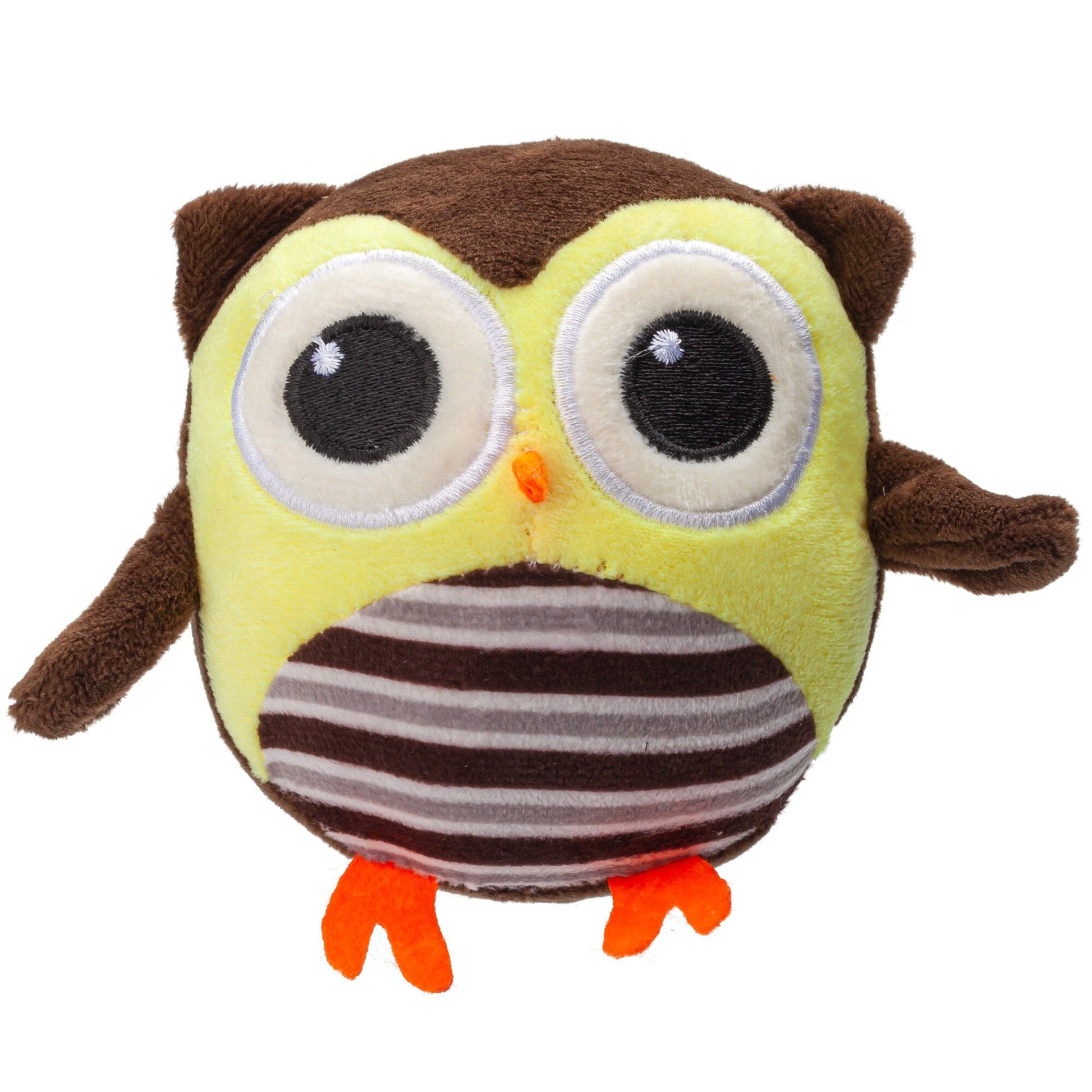 Mini Plush Dog Toy Collection - Series 1 6" Owl Mini Dog Toy Dog Toys Dogline