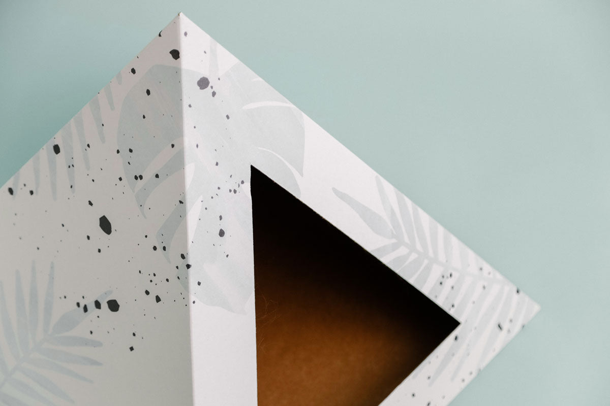 'Oasis' Cardboard Cat Pyramid KittyKardboard