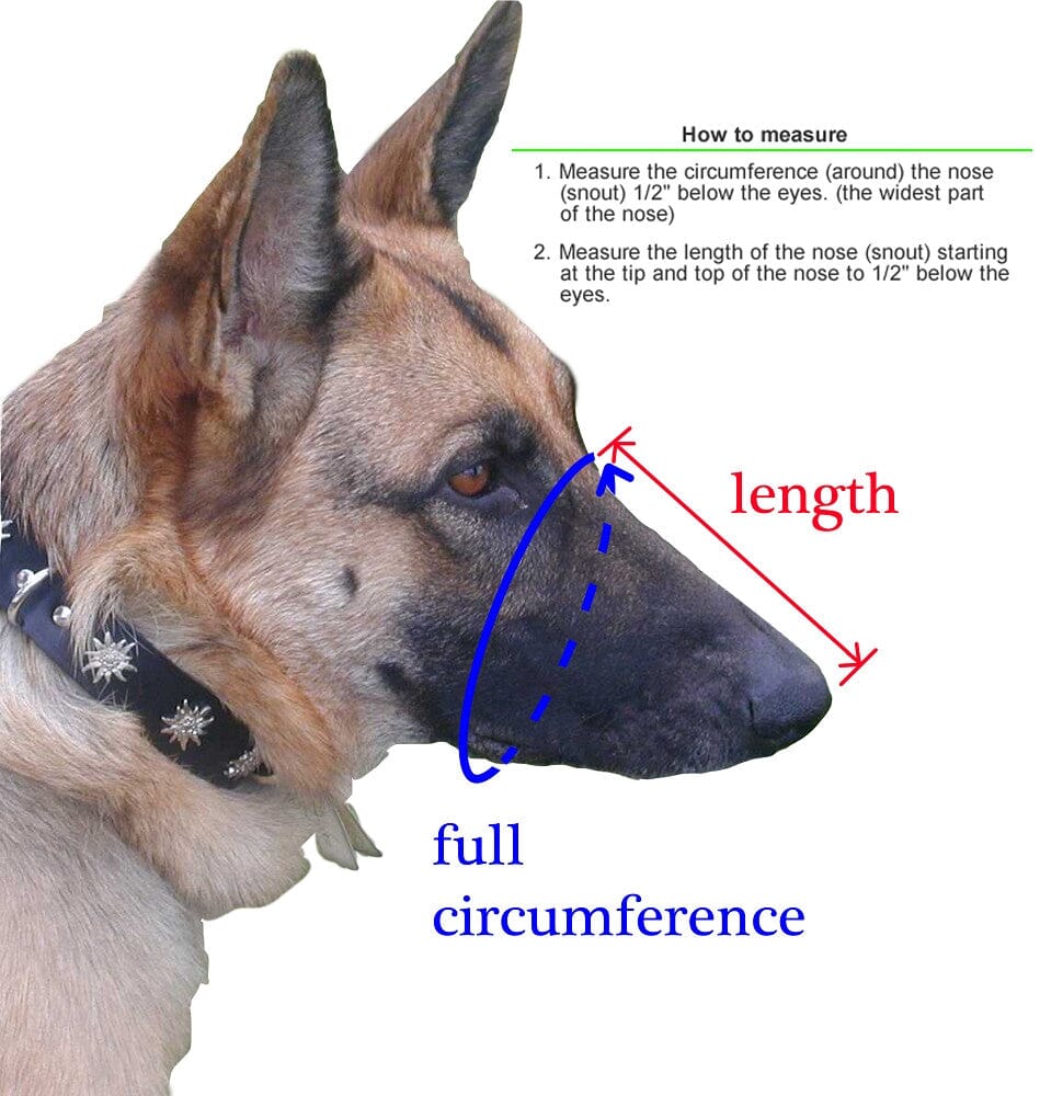 Viper Charlie Reinforced Police Style Dog Muzzle Muzzles Dogline