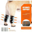NeoAlly 3-in-1 Short Rear Leg Hock Brace for Smaller Dogs with Rigid and Spring Inserts | Safety Reflective Straps [Short Version] (Pair) Neoallypets