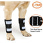 NeoAlly Dog Front Leg Brace with Reflective Straps - Metal Spring Inserts for Carpal Support (Pair) L XL Neoallypets