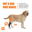 NeoAlly Dog Rear Leg Hock Brace with Safety Reflective Straps for Large Dogs [Long Version] Neoallypets