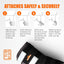 NeoAlly Dog Rear Leg Hock Brace with Safety Reflective Straps for Large Dogs [Long Version] Neoallypets