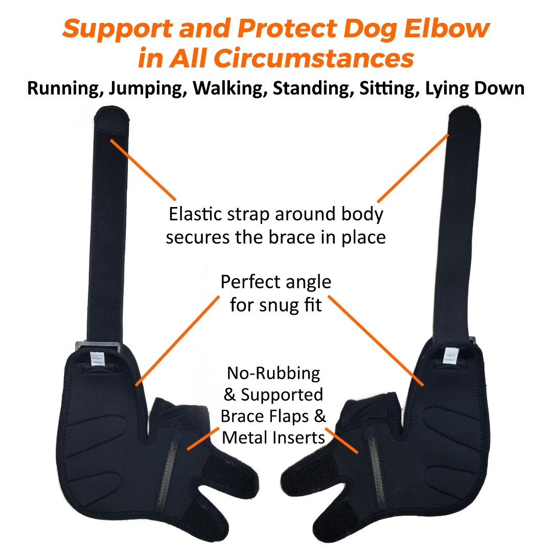 NeoAlly Elbow and Shoulder Brace with Spring Inserts for Dogs and Cats - Enhance Pet Mobility with Optimal Support Neoallypets