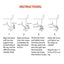 NeoAlly Rear Leg Hock Brace - Metal Spring Strips for Small Dogs [Short Version] (Pair) Neoallypets