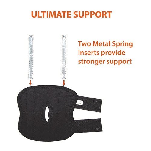 NeoAlly Rear Leg Hock Brace - Metal Spring Strips for Small Dogs [Short Version] (Pair) Neoallypets
