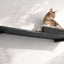 The Cat Nest Bed Onyx Bamboo Gray Plush 34" Solid Shelf Cat shelves/bed Catastrophic Creations