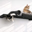 The Cat Nest Bed Onyx Bamboo Gray Plush 34" Escape Hatch Cat shelves/bed Catastrophic Creations