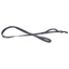 Nylon Flat Leash + Built-in Traffic Handle Grey 1" Dog Collars Dogline