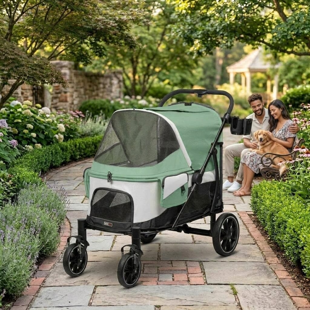 Powerhouse Pet Cruiser Stroller with Easy Access Ramp Pet Carriers Dogline