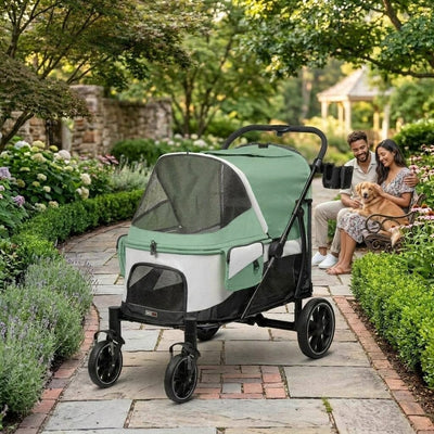 Powerhouse Pet Cruiser Stroller with Easy Access Ramp Pet Carriers Dogline