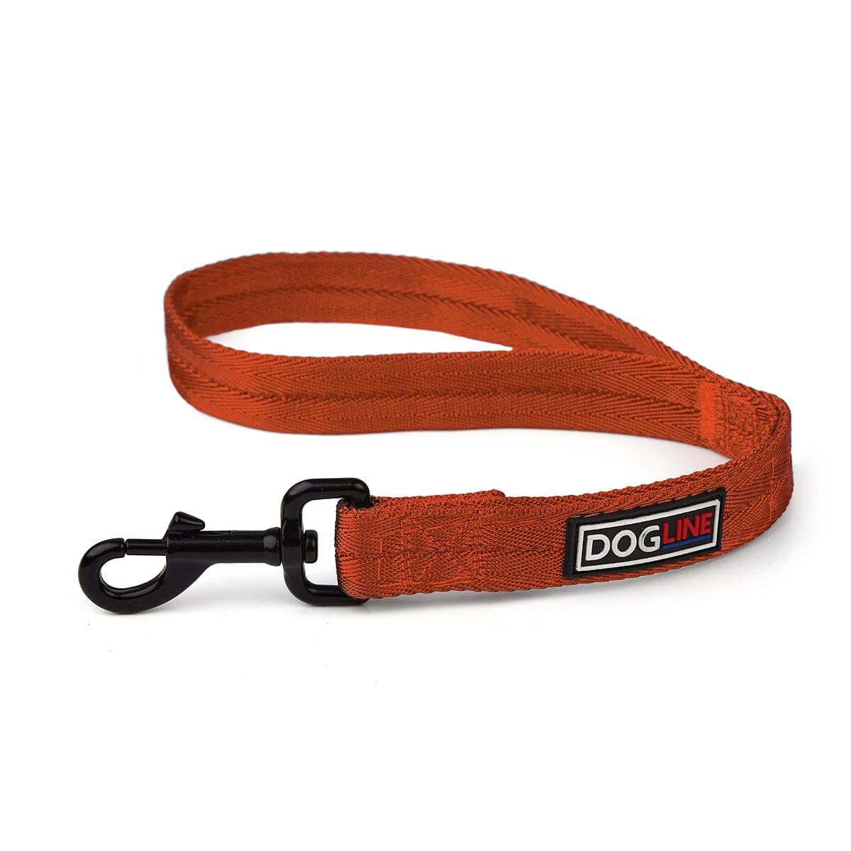 Nylon Flat Dog Leash Orange 18” 1” Dog Leashes Dogline