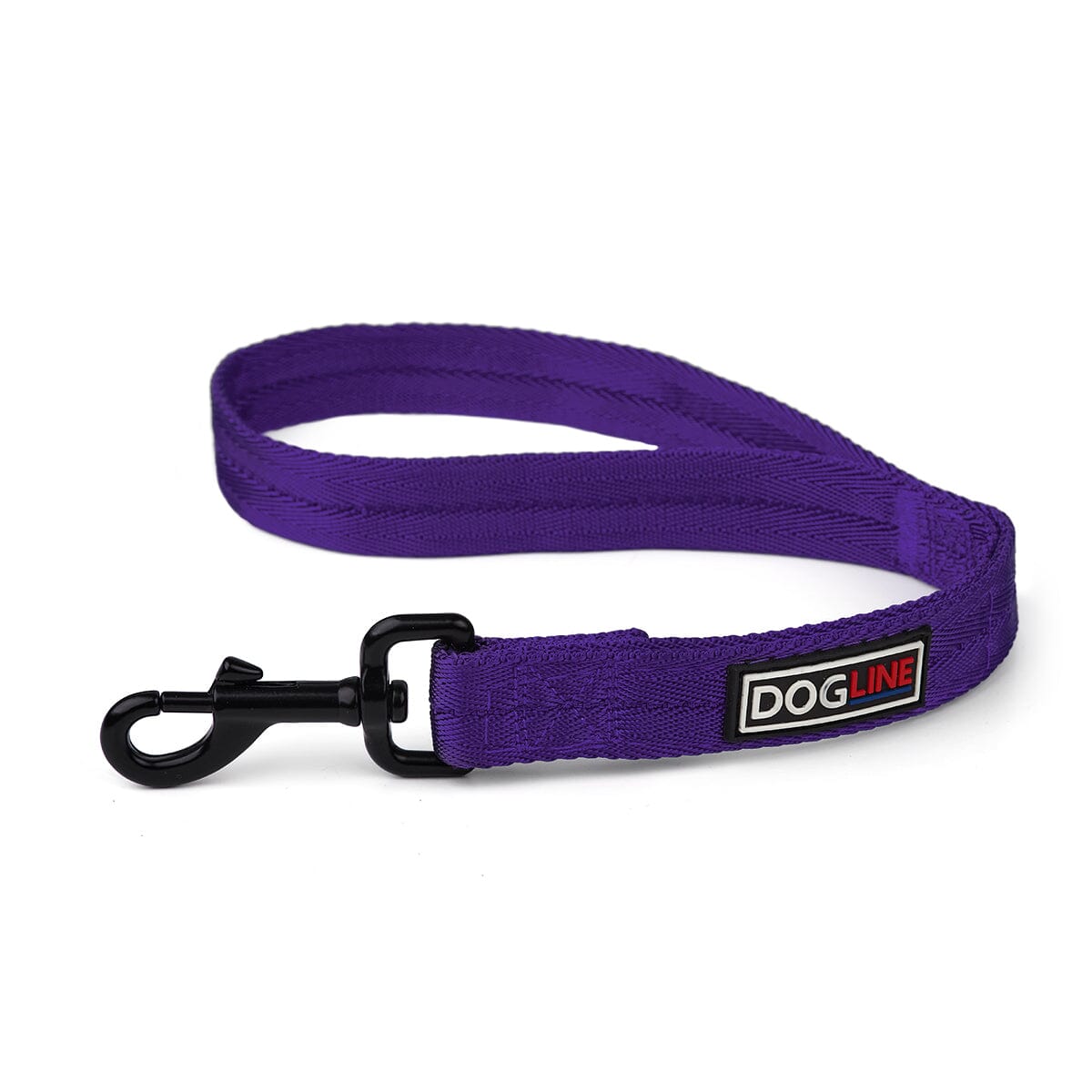 Nylon Flat Dog Leash Purple 18” 1” Dog Leashes Dogline
