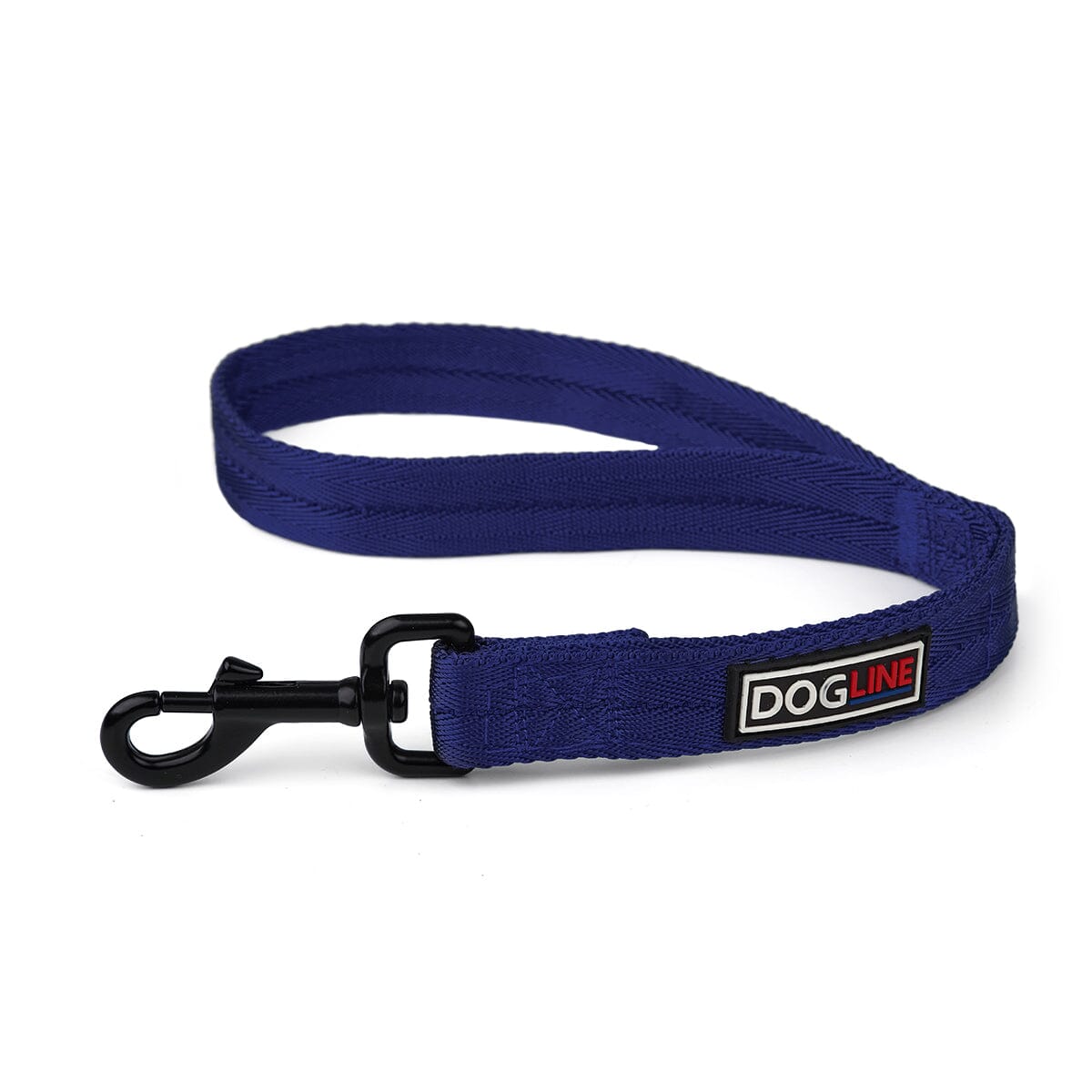 Nylon Flat Dog Leash Navy Blue 18” 1” Dog Leashes Dogline