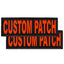 Personalized Removable Patches (Set of 2) Orange Dog Harnesses Dogline