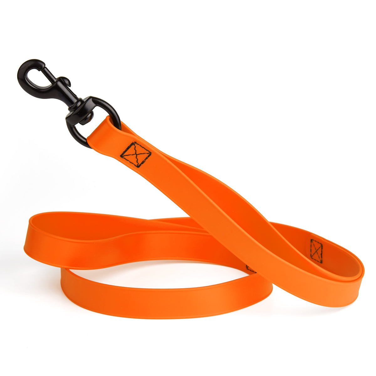 Biothane Waterproof Multi-Handle Dog Leash Hunter Orange Dog Leashes Dogline