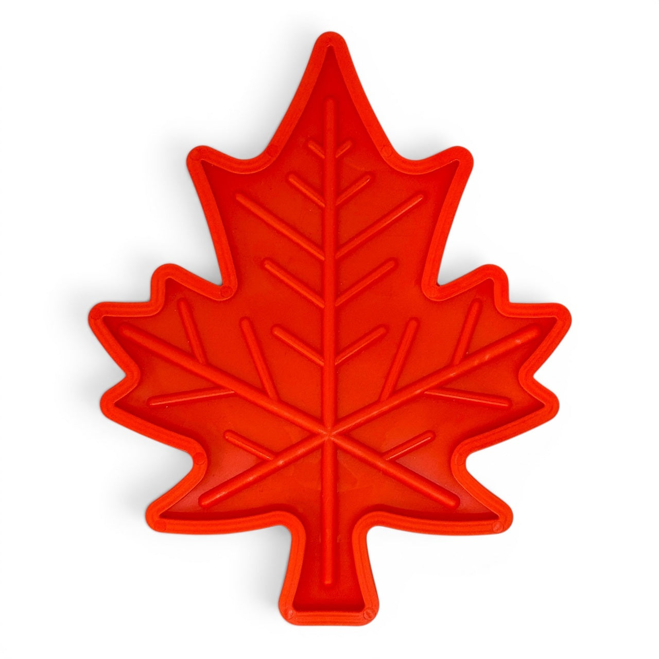 Canadian Maple Leaf Nylon Dog Chew Toy - Indestructible & USA Made Orange - Maple Leaf Nylon Toy Nylon Dog Toys SodaPup/True Dogs, LLC