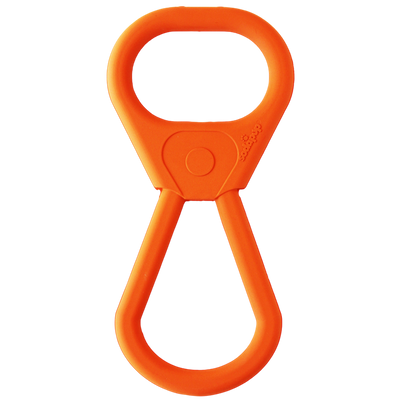 Pop Top Rubber Tug Toy for Interactive Play | Heavy Chewers | USA Made | SodaPup Pop Top Tug Toy Rubber Dog Toys SodaPup/True Dogs, LLC