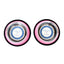 Country Living Set of 2 Ribbed Non-Slip Pet Bowls – Carnation Pink Ribbed Bowls American Pet Supplies