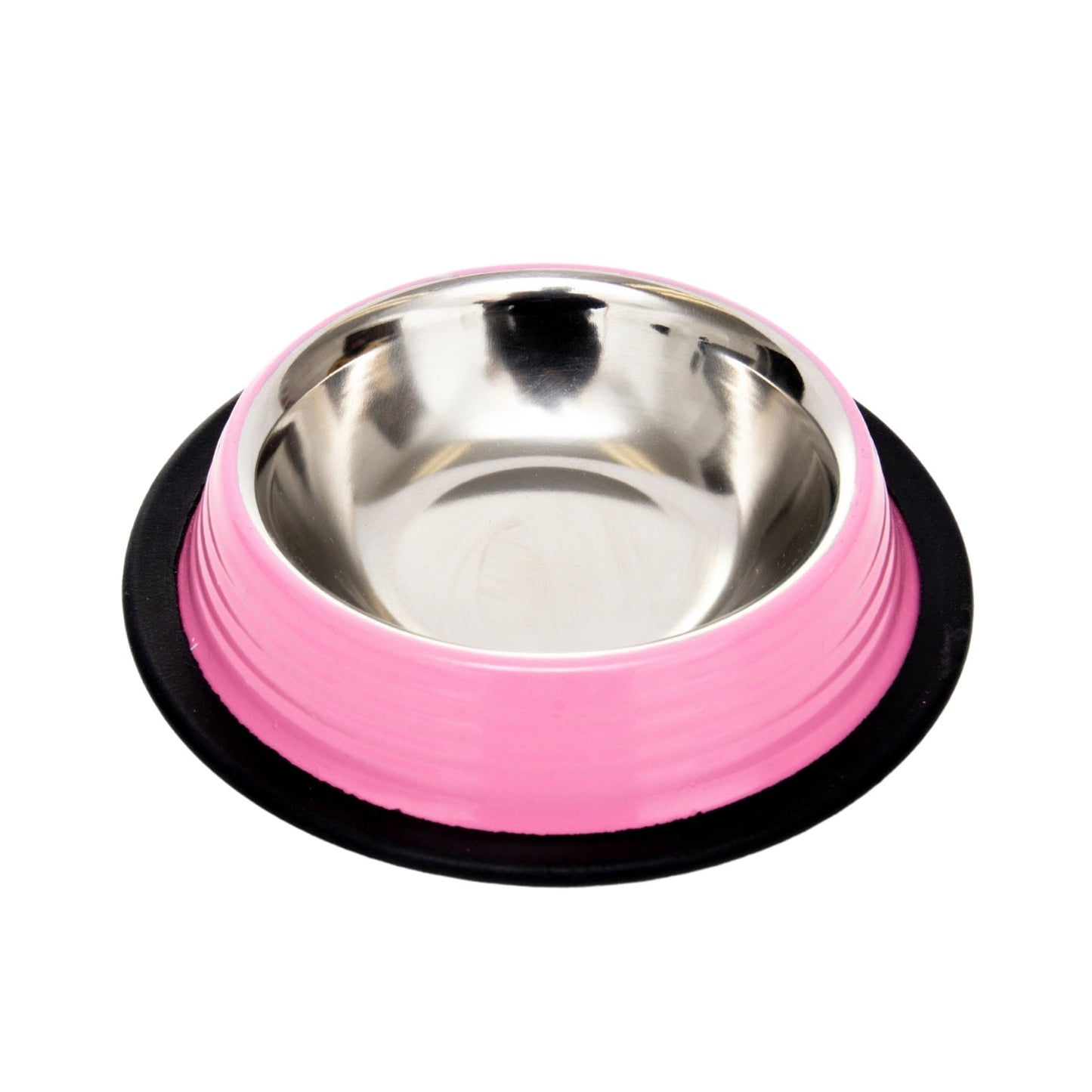Country Living Set of 2 Ribbed Non-Slip Pet Bowls – Carnation Pink Ribbed Bowls American Pet Supplies