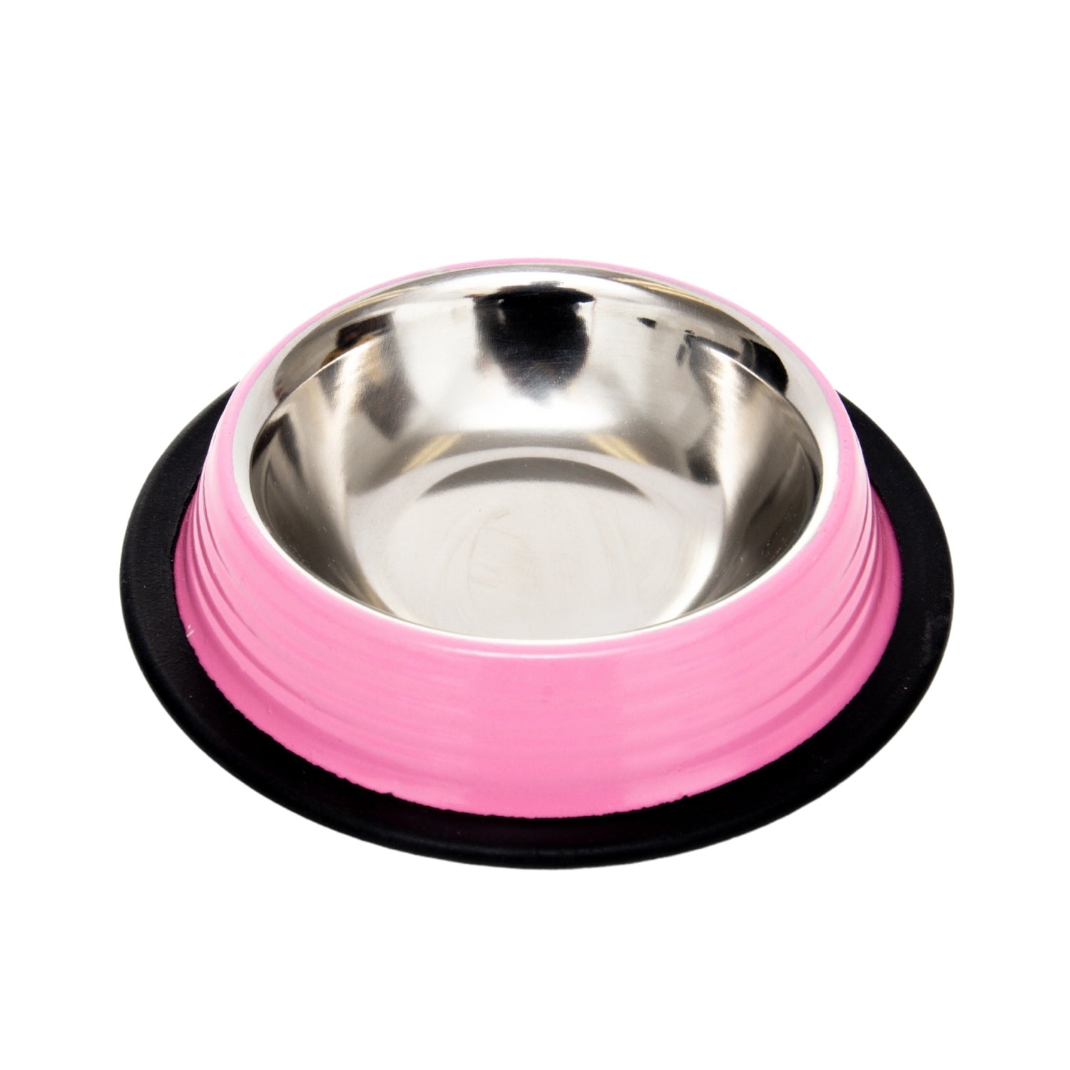 Country Living Set of 2 Ribbed Non-Slip Pet Bowls – Carnation Pink Ribbed Bowls American Pet Supplies