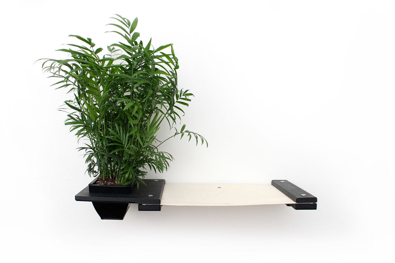 Cat Hammock Wall with Planter Cat Hammock Catastrophic Creations