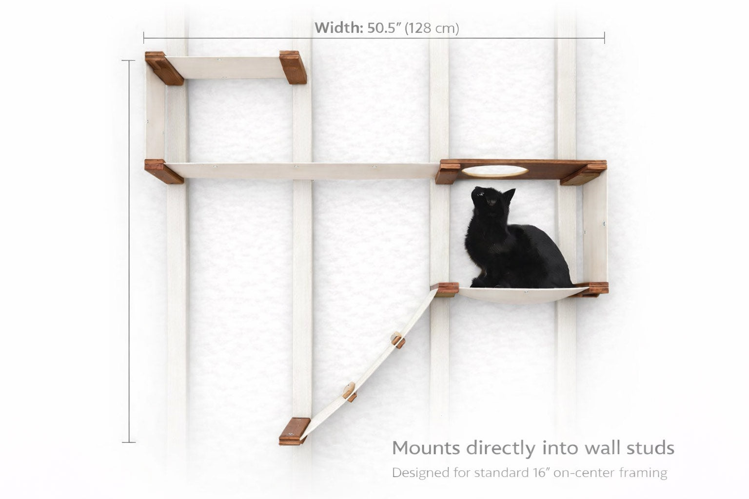 The Play - A Cat Play Wall System Cat Condo Catastrophic Creations