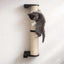 Wall Mounted Cat Climbing Pole - Sisal Onyx Bamboo 2-Tier No Leaf Shelf Cat Scratcher Catastrophic Creations