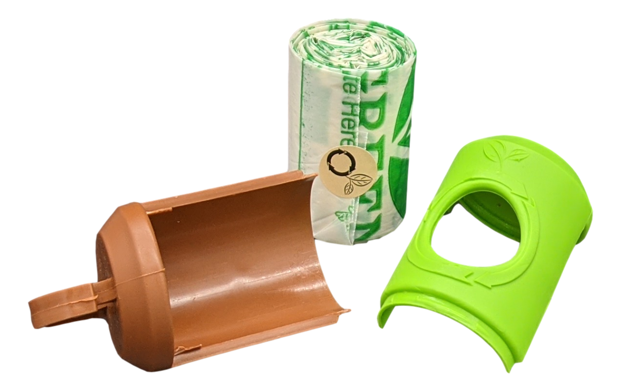Poop Bag Holder – Dog Poop Bag Holder | Leash Dispenser | Clip-On | Made in USA | beyondGREEN Poop Bag Dispenser beyondGREEN biotech™
