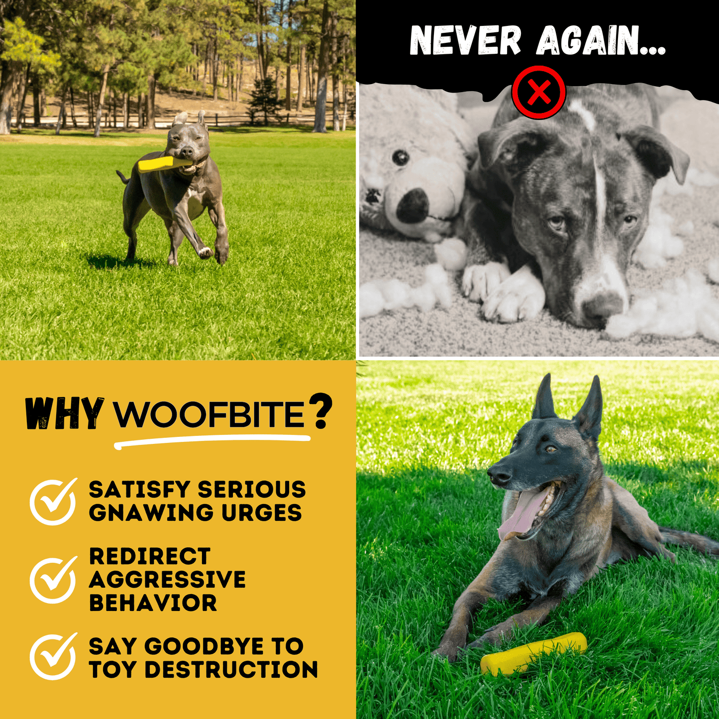 Power Stick™ Monster K9 Dog Toys