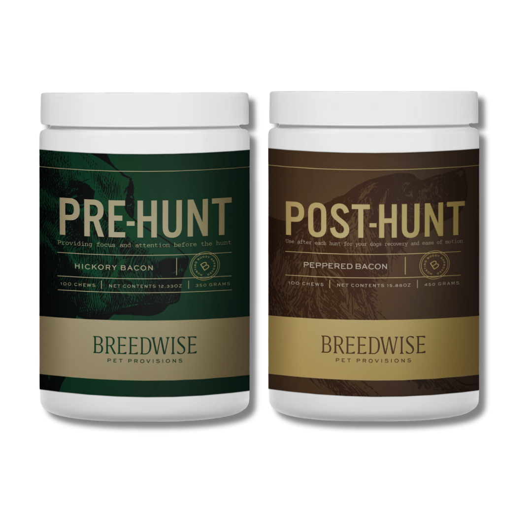 Breedwise Pre & Post-HUNT Soft Dog Chews - Bundle Dog Treat Breedwise Pet Provisions