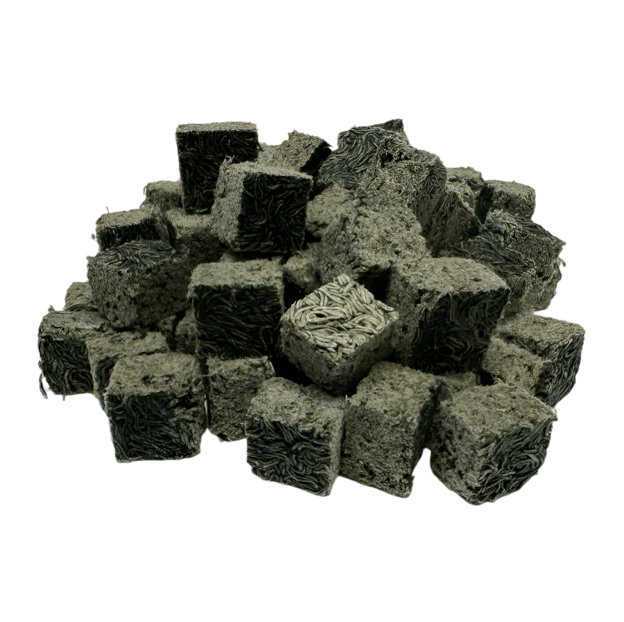 Premium Freeze Dried Blackworms - Spirulina Boost Fish Food Super Cichlids