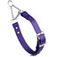 Biothane Adjustable Martingale Collar with Metal Buckle Violet Purple Dog Collars Dogline