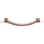 Double Cat Hammock and Climbing Bridge Combo English Chestnut Bamboo Natural Canvas 50" Cat Bridge Catastrophic Creations