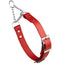 Biothane Adjustable Martingale Collar with Metal Buckle Cherry Red Dog Collars Dogline