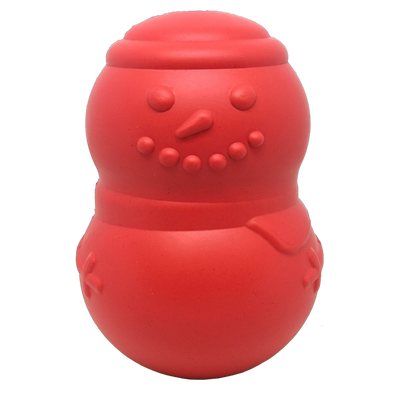 Snowman Dog Toy - Durable Winter Chew Toy for Large Dogs | USA Made Large Snowman Toy Rubber Dog Toys SodaPup/True Dogs, LLC