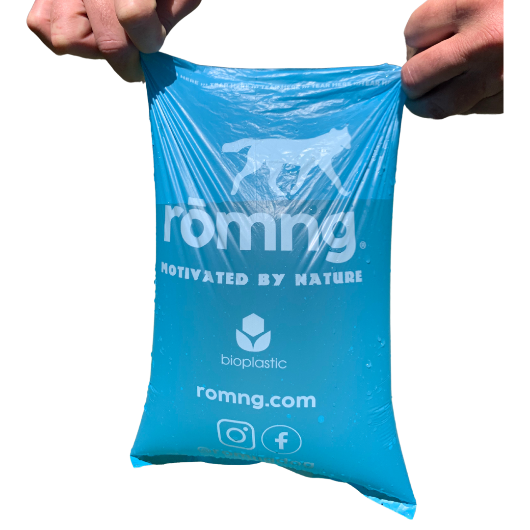 bio-based dog poop bags + bamboo dispenser Dog Poop Bags, Poop Bag Dispenser rōmng