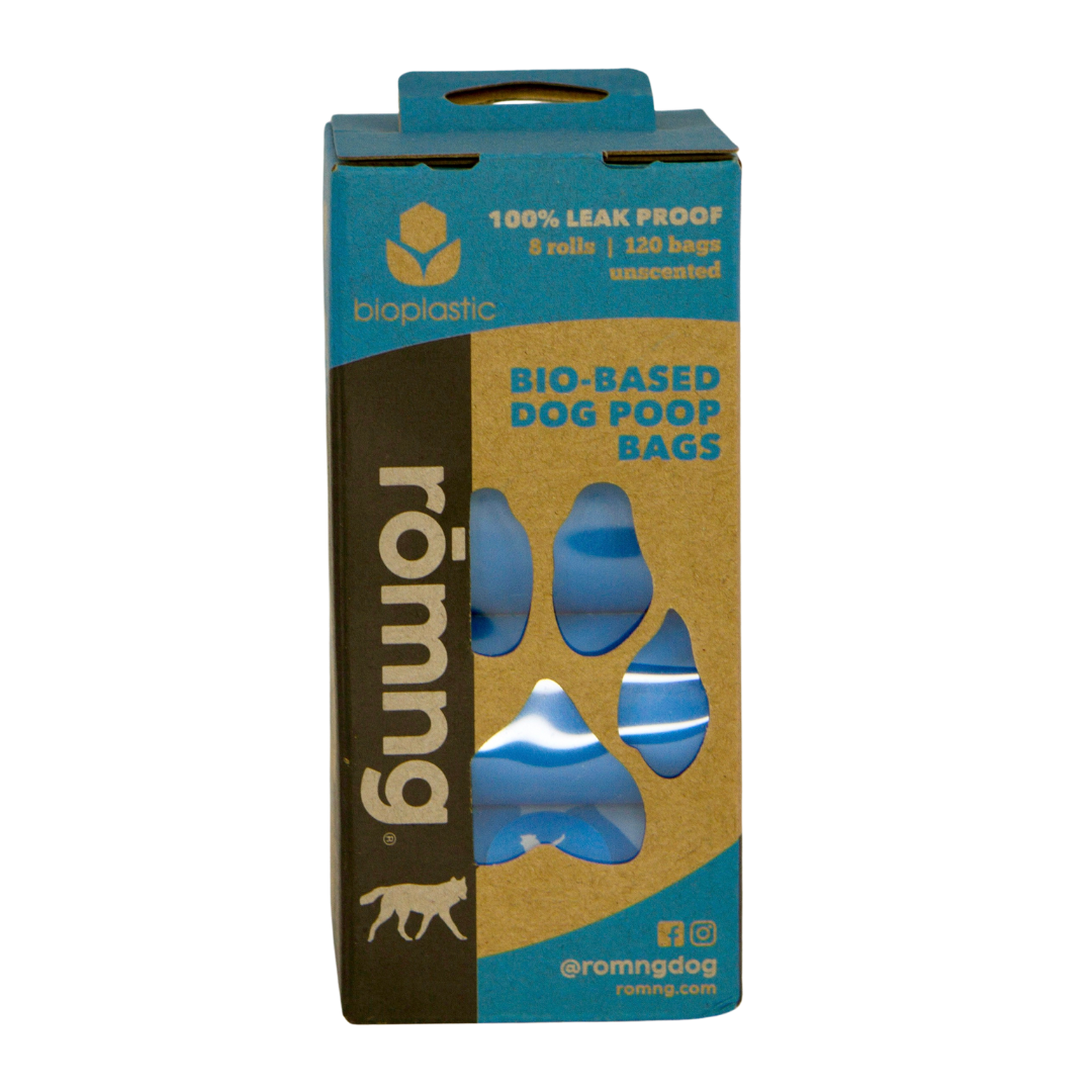bio-based dog poop bags + bamboo dispenser Dog Poop Bags, Poop Bag Dispenser rōmng